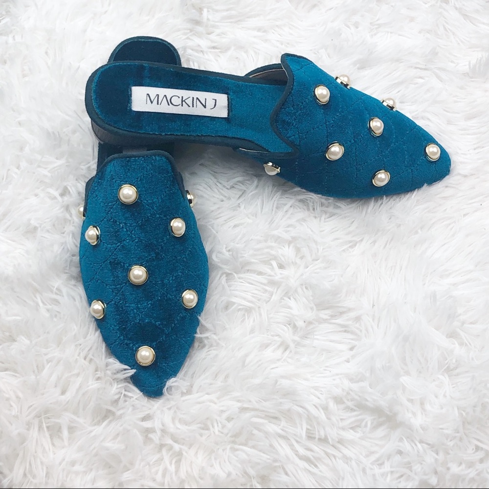 Pearl Slip on mules
